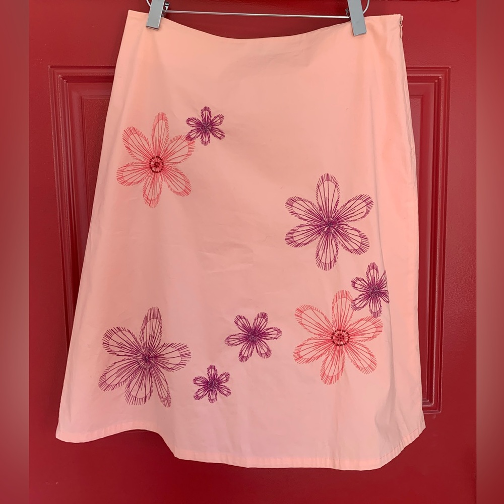 Rafaella knee length (slight A-Line) skirt in pink